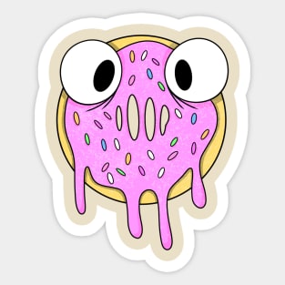 The monstrous doughnut Sticker